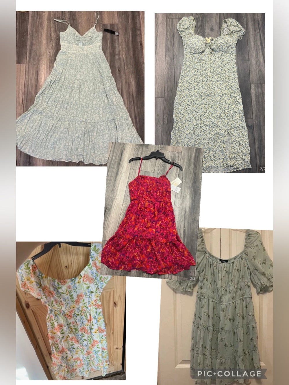 Set of 5 dresses